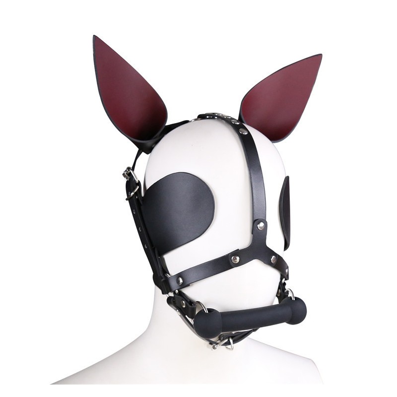 Dog Hoods With Bit Gag