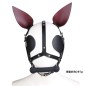 Dog Hoods With Bit Gag