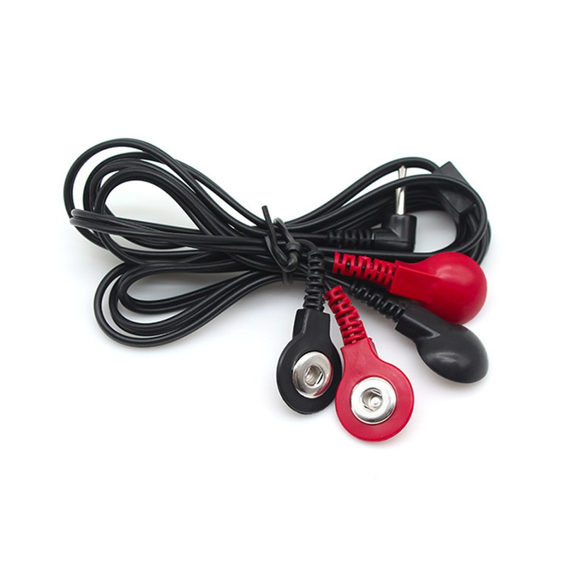 Snap Electrode Lead Wires 4 In 1 - Double Color