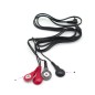 Snap Electrode Lead Wires 4 In 1 - Double Color