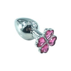 Clover Diamond Metal Butt Plug