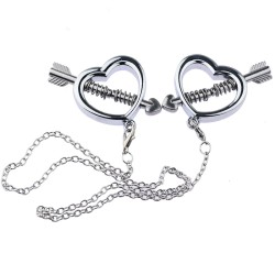 Cupid Nipple Press Clamps With Chain