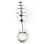 Thread Stainless steel Butt Plug - Pull Ring