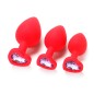 Heart Diamond Silicone Butt Plug