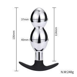 Mood Naughty Silicone Base Metal Plug