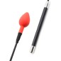 Red Silicone Heart Riding Crop