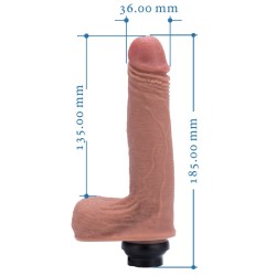 Silicone Dildo For Machine MV-X8318 - 8323