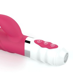 Stretch  Rotation Heating Rabbit Vibrator