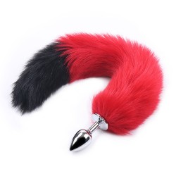 Double Color Fox Tail Butt Plug