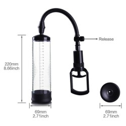 Penis Vacuum Air Pump Enlarger - Pull Rod