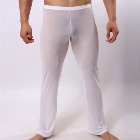 Strong Men Loose Transparent Mesh Pants