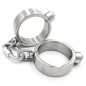 Press Lock Stainless Steel Wrist &amp; Ankle Cuffs