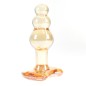 Three Ball Glass Anal Plug