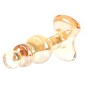 Three Ball Glass Anal Plug