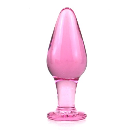 Pink Glass Butt Plug