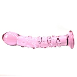 Glass Bent P-Spot Butt Plug