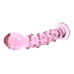 Glass Bent P-Spot Butt Plug