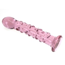 Glass Bent P-Spot Butt Plug