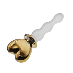 Heart Glass Anal Plug