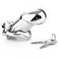 Rikers 24-7 Stainless Steel Locking Chastity Cage