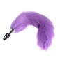 Colorful Fox Tail Stainless steel Butt Plug