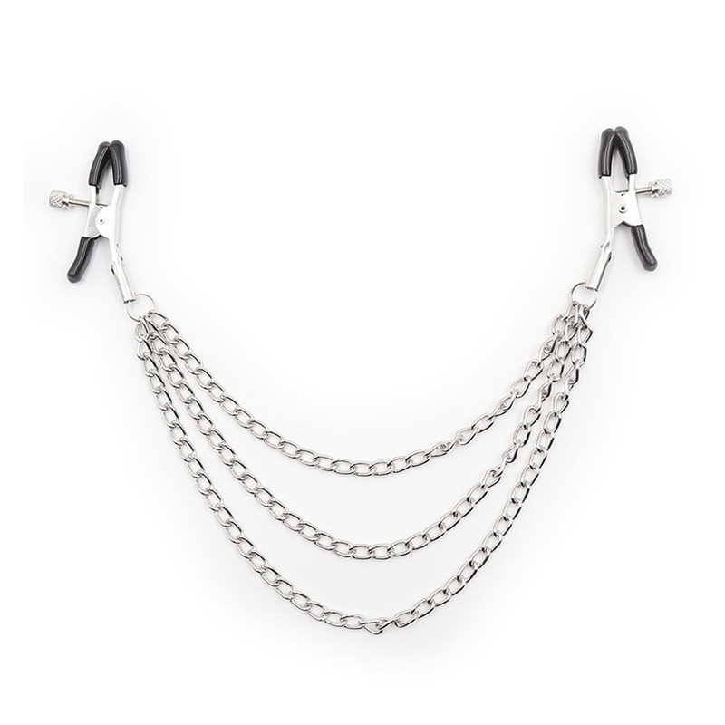 Three Chain Nipple Clamp