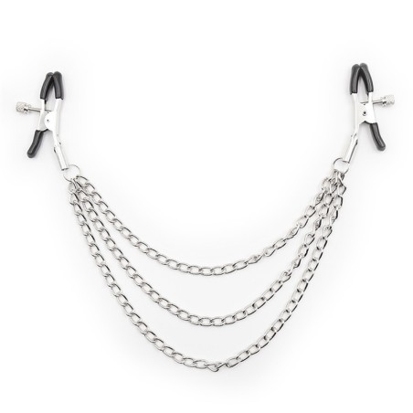 Three Chain Nipple Clamp