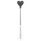 Diamond Handle Heart Riding Crop