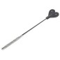 Diamond Handle Heart Riding Crop