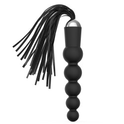Silicone Anal Beads With Whip