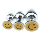 Smiling Face Stainless Steel Anal Plug