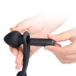 Alien Silicone Anal Vibrator With Beads