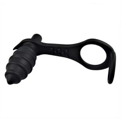 P Spot Vibrating Anal Plug with Cock Ring