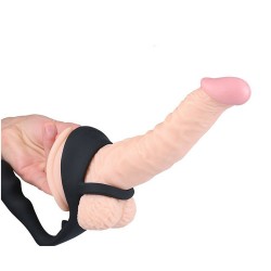 Erection Enhancing Cock Ring and Anal Plug Combo