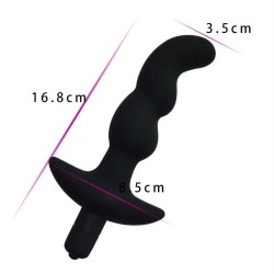 Silicone Wavy Vibrating Butt Plug