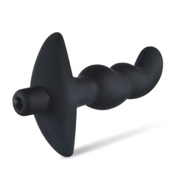 Silicone Wavy Vibrating Butt Plug