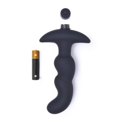 Silicone Wavy Vibrating Butt Plug