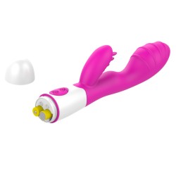 Double Love Silicone Rabbit Vibrator