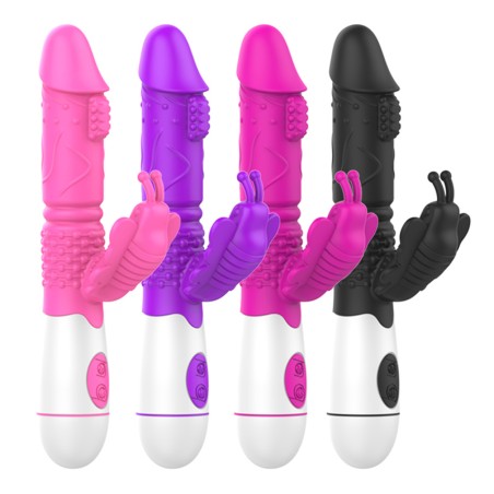 Butterfly Clit Stimulation Rabbit Vibrator