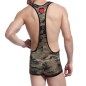 Good Designed Camouflage Print Jumpsuit Teddy