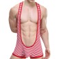 Sexy Easeful Stripe Hot Jumpsuit For Men