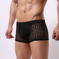 High Quality Fishnet Hollowed-out Men Hipster