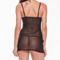 Adult See-through Embroidered Mesh Night Dress