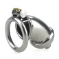 Built-in Lock Chastity Cage With Penis Plug - L