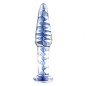 Blue Grain Glass Anal Plug