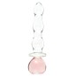 Crystal Heart of Glass Dildo in Pink