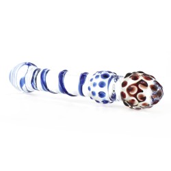 Spiral Staircase Full Tip Glass Dildo