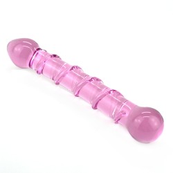 Double Trouble Glass Dildo