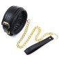 Golden Chain Leash Thick Bondage Collar