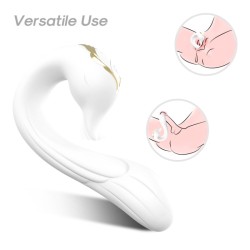 Swan G-spot Vibrator With Clit Licking